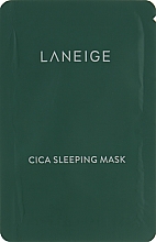 Духи, Парфюмерия, косметика Ночная маска для проблемной кожи - Laneige Special Care Cica Sleeping Mask (пробник)