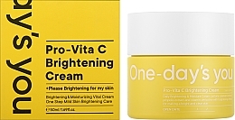 Освітлювальний крем для обличчя - One-Days You Vita-C Brightening Cream — фото N2