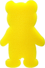 Духи, Парфюмерия, косметика Детская мочалка для ванной, желтый мишка - Grosik Camellia Bath Sponge For Children
