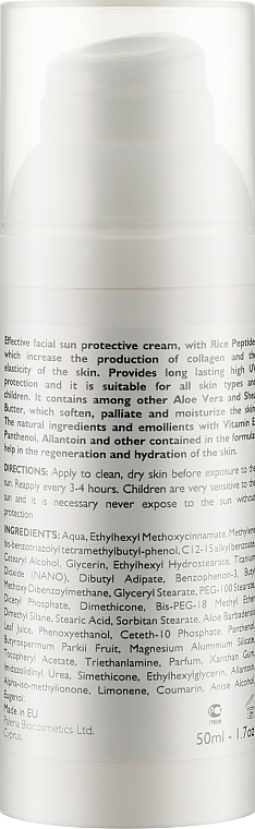 Фотозахисний крем SPF 30 - Spa Abyss Sun Protective Cream SPF30 — фото N2