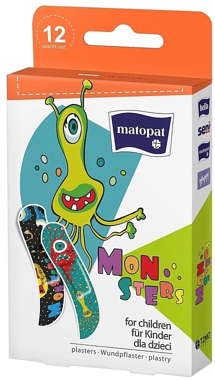 Медицинский пластырь Matopat Monsters - Matopat — фото N1