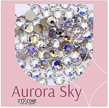Стразы из циркония для декора ногтей, микс размеров - Zircone Aurora Sky — фото N1