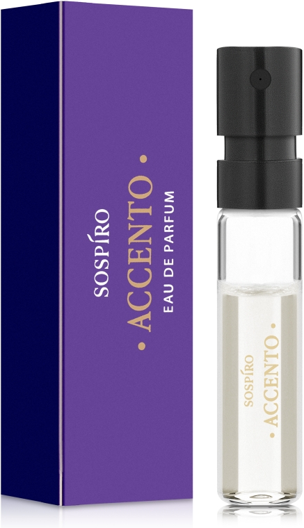 Sospiro Perfumes Accento - Парфумована вода (пробник) — фото N1