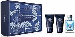 Духи, Парфюмерия, косметика Versace Versace pour Homme - Набор (edt/50ml + sh/gel/50ml + ash/balm/50ml)