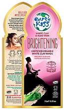 Осветляющая глиняная маска для лица - Earth Kiss White Clay & Aloe Vera Brightening Mask — фото N1