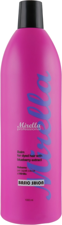 Бальзам для окрашенных волос с экстрактом черники - Mirella Professional HAIR FACTOR Balm with Blueberry Extract — фото N2