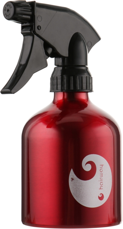 Алюминиевый распылитель для воды, красный - Hairway Barrel Logo