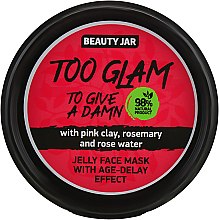 Парфумерія, косметика Маска-желе для обличчя "Too Glam To Give A Damn" - Beauty Jar Jelly Face Mask With Age-Delay Effect