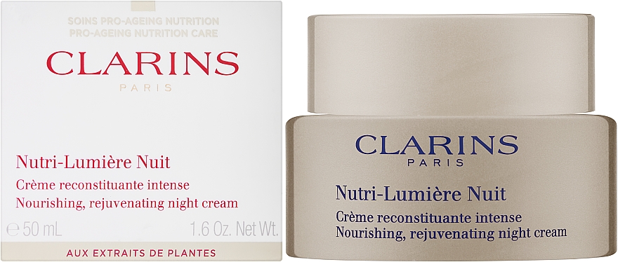 Нічний омолоджувальний крем - Clarins Nutri-Lumière Nuit Nourishing Rejuvenating Night Cream — фото N2