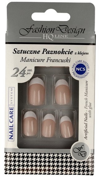Накладные ногти "Французкий маникюр", 77951 - Top Choice Fashion Design — фото N1