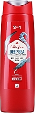 Шампунь-гель для душу 3 в 1 - Old Spice Deep Sea With Ocean Breeze Scent Shower Gel + Shampoo 3 in 1 — фото N3