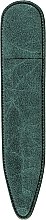 Пилочка хрустальная в чехле из кожи 99-902, 90мм, зеленая - SPL — фото N2