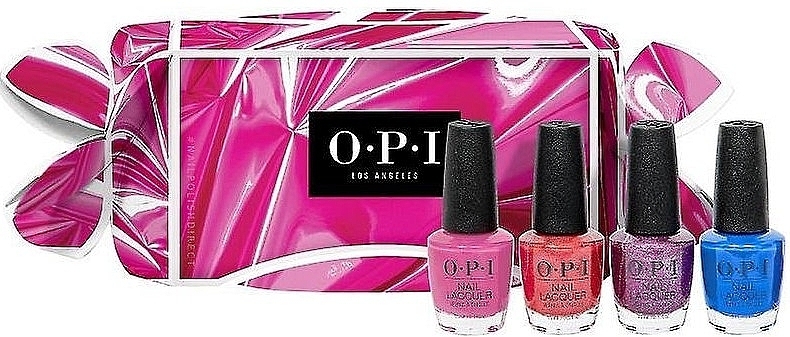 Набор - OPI Nail Lacquer Mini Cracker Gift Set (nail/polish/4x3.75ml) — фото N1