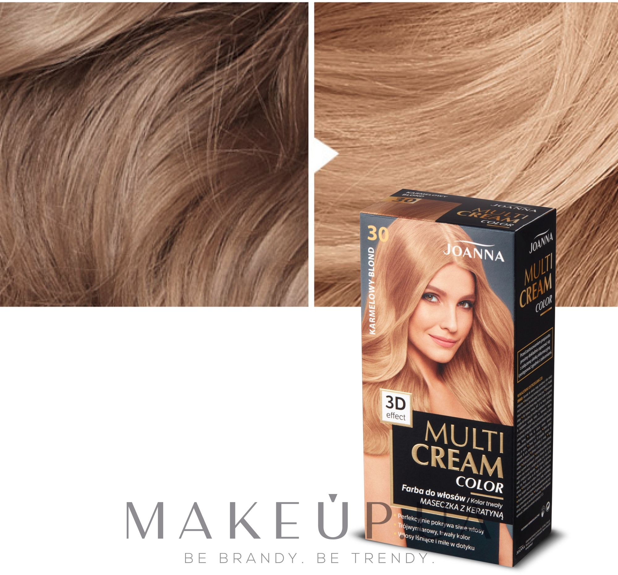 Фарба для волосся - Joanna Hair Color Multi Cream Color — фото 30 - Карамельный Блонд