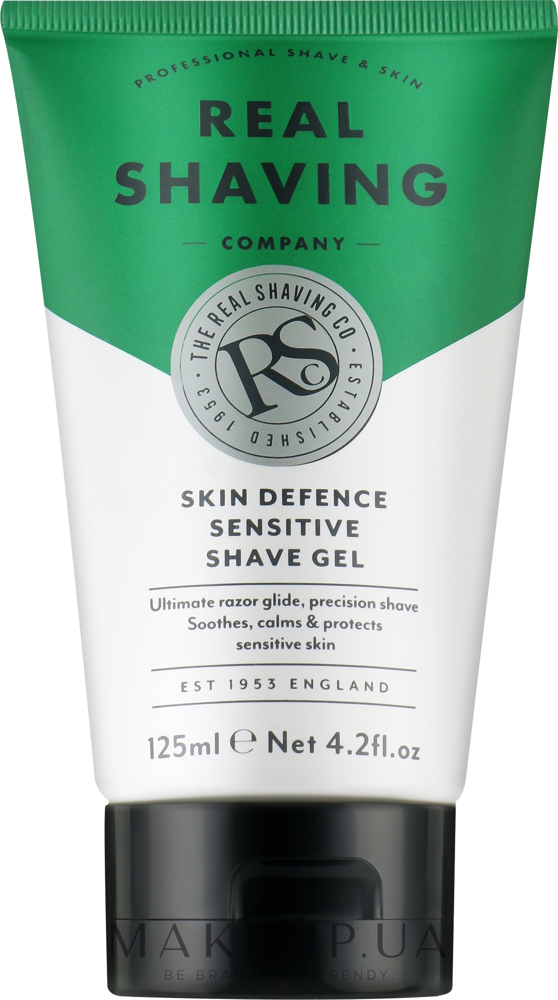 Гель для бритья для чувствительной кожи - The Real Shaving Co. Skin Defence Sensitive Shave Gel — фото 125ml