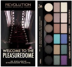 Духи, Парфюмерия, косметика Палетка теней для век, 18 оттенков - Makeup Revolution Salvation Palette Welcome to the Pleasuredome