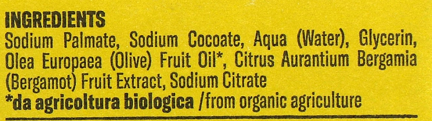 Натуральное мыло для тела - Bioearth Olive Oil & Bergamot Body Solid Soap Bar — фото N3