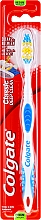Зубна щітка "Класика здоров'я" середньої жорсткості, біло-блакитна - Colgate Classic Deep Clean — фото N1