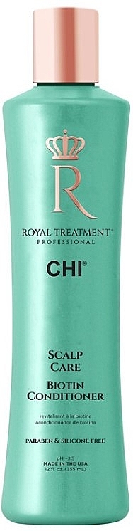 Кондиционер для чувствительной кожи головы - Chi Royal Treatment Scalp Care Biotin Conditioner — фото N1