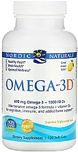Духи, Парфюмерия, косметика Пищевая добавка с лимонным вкусом "Омега + D3" - Nordic Naturals Omega 3D
