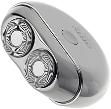 Парфумерія, косметика Дорожня електробритва для чоловіків, сріблясто-сіра - Camry Travel Shaver CR 2938