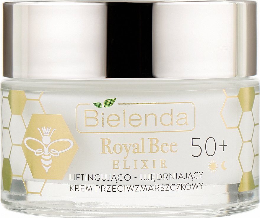 Підтягувальний і зміцнювальний крем проти зморщок - Bielenda Royal Bee Elixir Face Care — фото N1