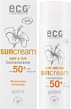 Экстра водостойкий солнцезащитный крем - Eco Cosmetics Surf & Fun Extra Waterproof Sunscreen SPF 50+ — фото N2