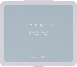 Набір щоденних зволожувальних масок для обличчя - Needly Daily Toner Mask — фото N1