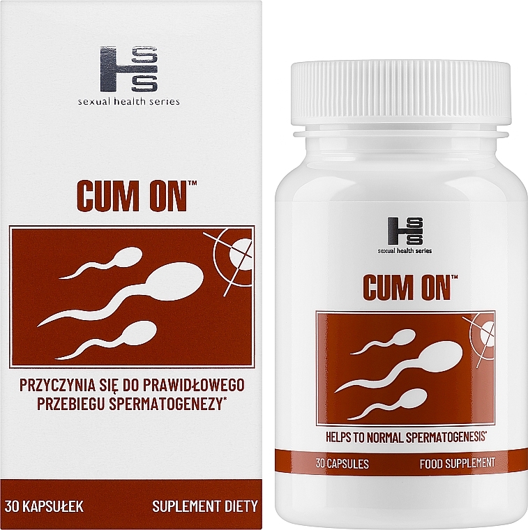 Біологічно активна добавка "Ерекція + рясна сперма" - Sexual Health Series Cum On — фото N2