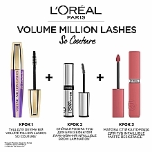 Тушь элегантного обьема и разделения ресниц экстра чёрная - L’Oréal Paris Volume Million Lashes So Couture — фото N4