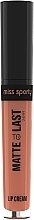 Духи, Парфюмерия, косметика Матовая помада для губ - Miss Sporty Matte To Last 24h Lip Cream