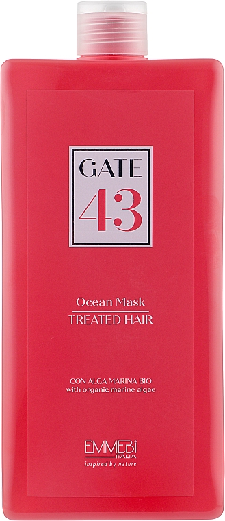 Маска для окрашенных и поврежденных волос - Emmebi Italia Gate 43 Wash Ocean Mask Treated Hair — фото N3