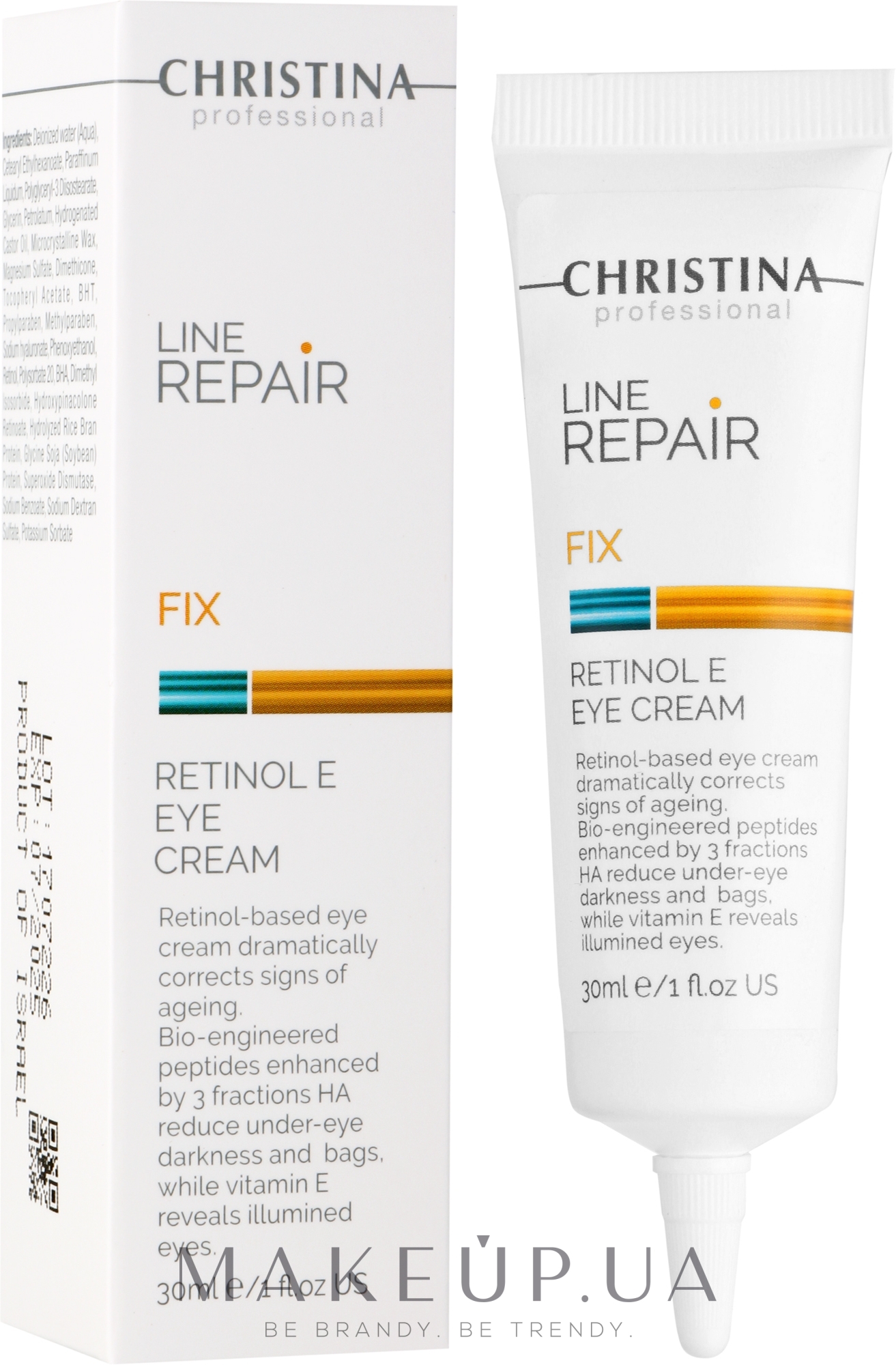 Крем для глаз с ретинолом и витамином Е - Christina Line Repair Fix Retinol E Eye Cream — фото 30ml