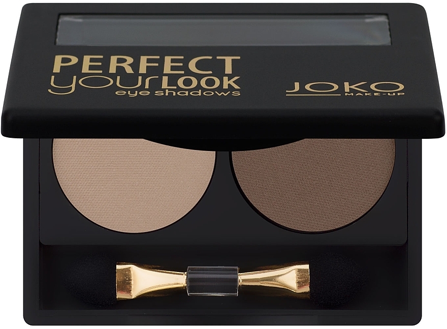 Тіні для повік двоколірні - Joko Perfect Your Look Duo Eye Shadows — фото N1