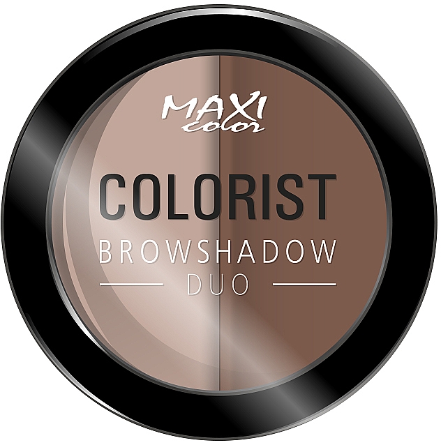 Тени для бровей - Maxi Color Colorist Browshadow Duo — фото N1