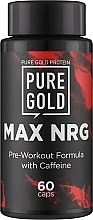 Предтренировочный комплекс "Max NRG", в капсулах - PureGold Pre-Workout Formula With Caffeine — фото N1
