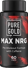 Передтренувальний комплекс "Max NRG", у капсулах - PureGold Pre-Workout Formula With Caffeine — фото N1