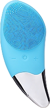 Щетка для очищения лица, ярко-голубая - Lewer Sonic Facial Brush — фото N1