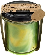 Парфумерія, косметика Ароматична мармурова свічка "Бергамот" - Mia Box Bergamot Candle