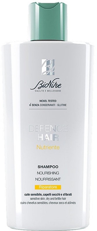 Живильний шампунь для волосся - BioNike Defence Hair Nourishing Shampoo — фото N1