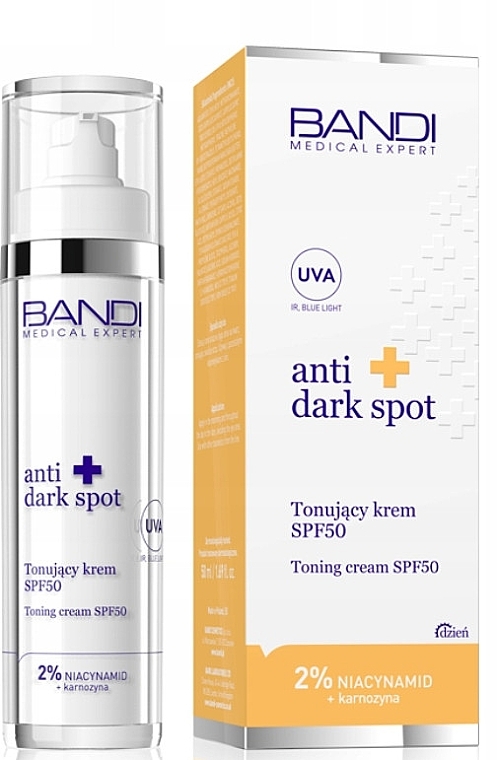 Тонирующий крем для лица - Bandi Medical Expert Anti Dark Spot Toning Cream SPF50 — фото N2