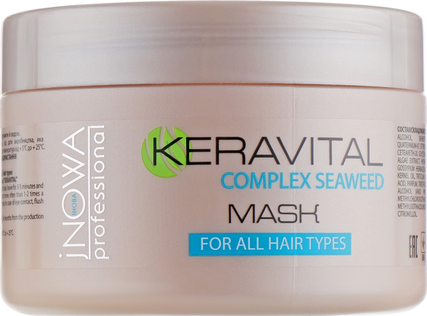 Маска для всех типов волос - jNOWA Professional KeraVital Shampoo