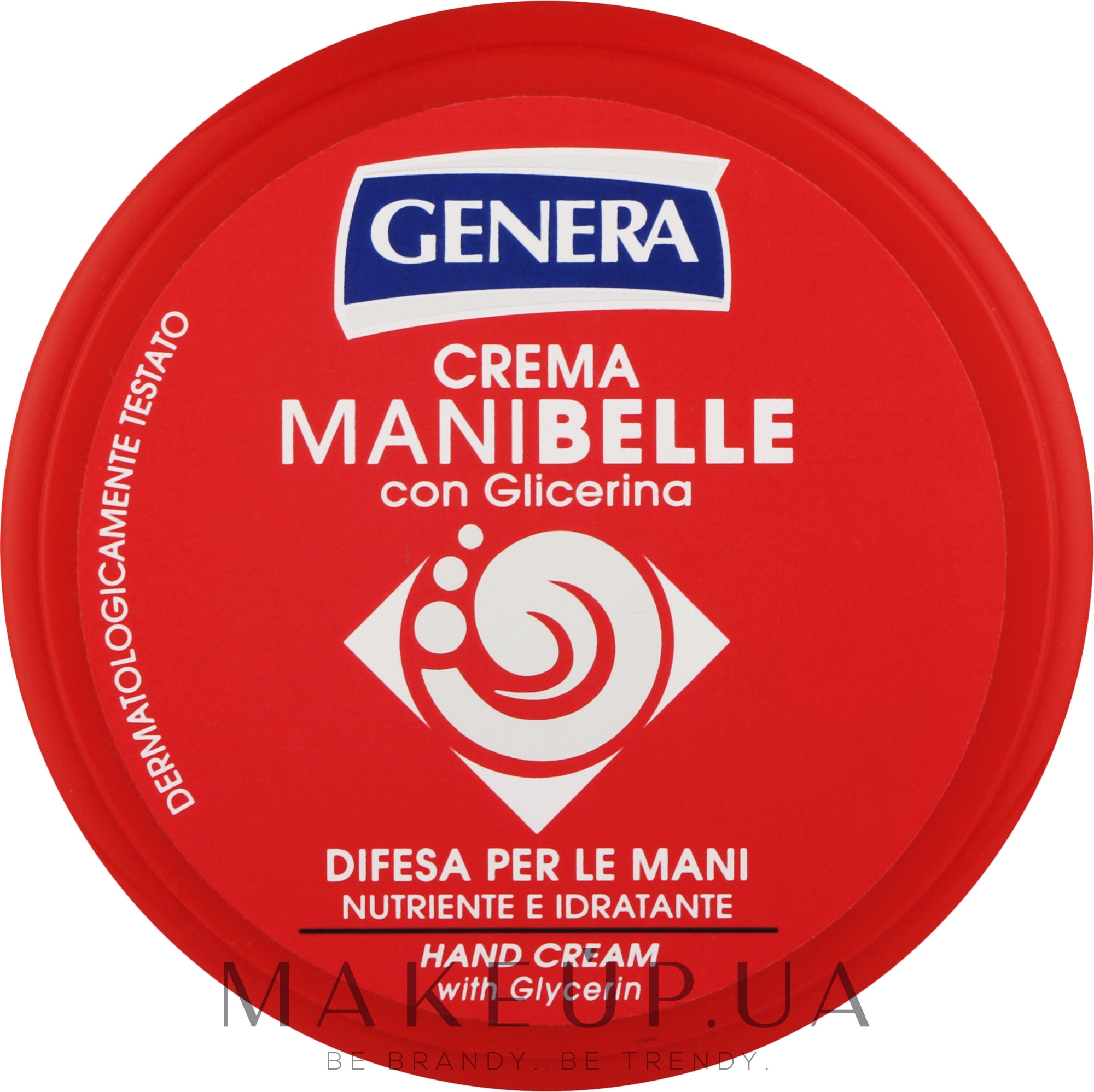 Крем для рук із гліцерином - Genera Crema Vaso Manibelle — фото 160ml