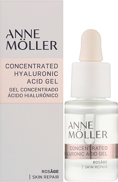 Концентрированный гель для лица с гиалуроновой кислотой - Anne Moller Rosage Hyaluronic Acid Gel (мини) — фото N2