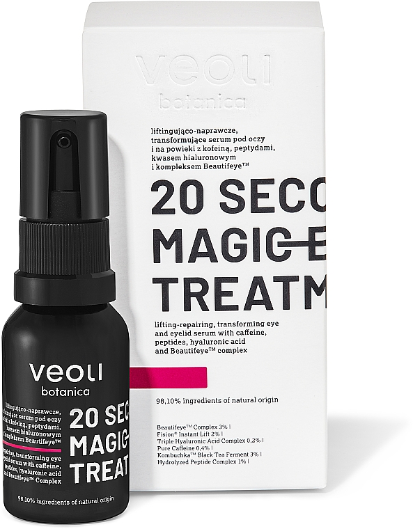 Сироватка для шкіри навколо очей - Veoli Botanica 20 Seconds Magic Eye Treatment — фото N2