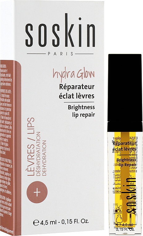 Восстанавливающее средство для губ - Soskin HydraGlow Brightness Lip Repair — фото N2