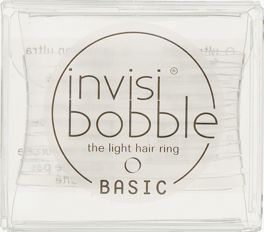 Набор резинок для волос - Invisibobble Basic Crystal Clear