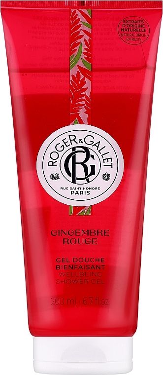 Roger&Gallet Gingembre Rouge Wellbeing Shower Gel - Гель для душа — фото N1