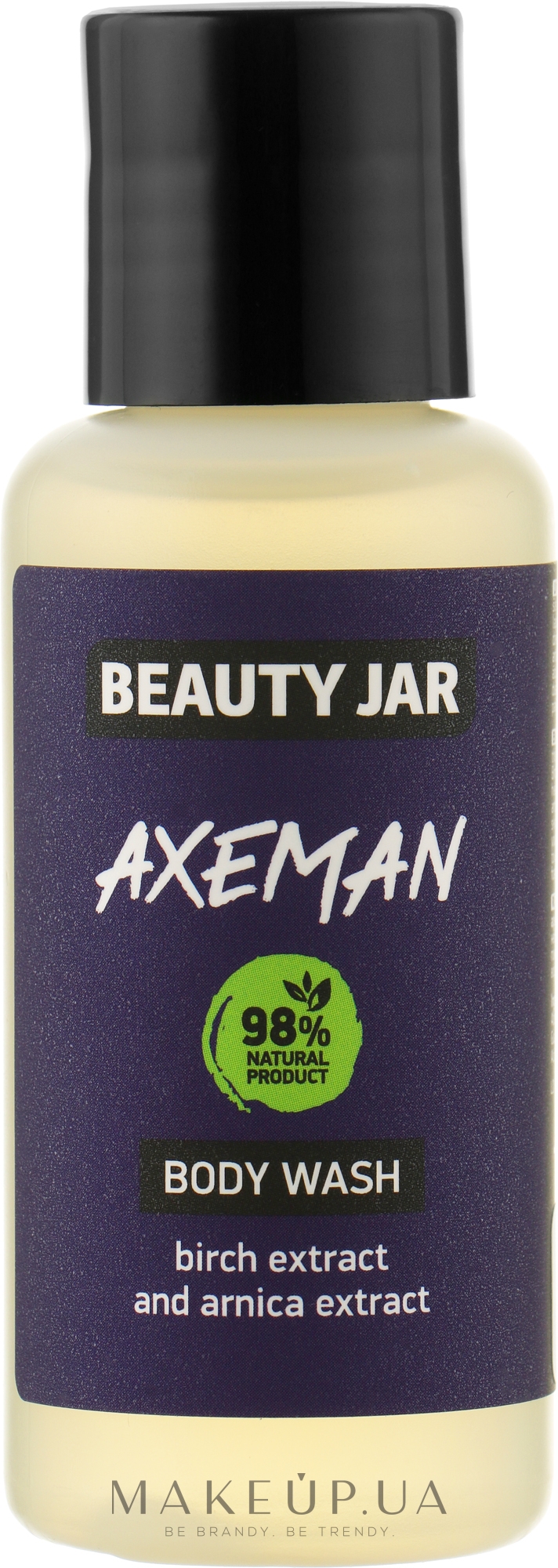 Гель для душу з екстрактом берези й арніки - Beauty Jar Axeman Body Wash — фото 80ml