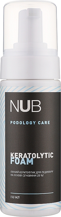 Пінний кератолітик для педикюру на основі сечовини 20% - NUB Podology Care Keratolytic Foam — фото N1